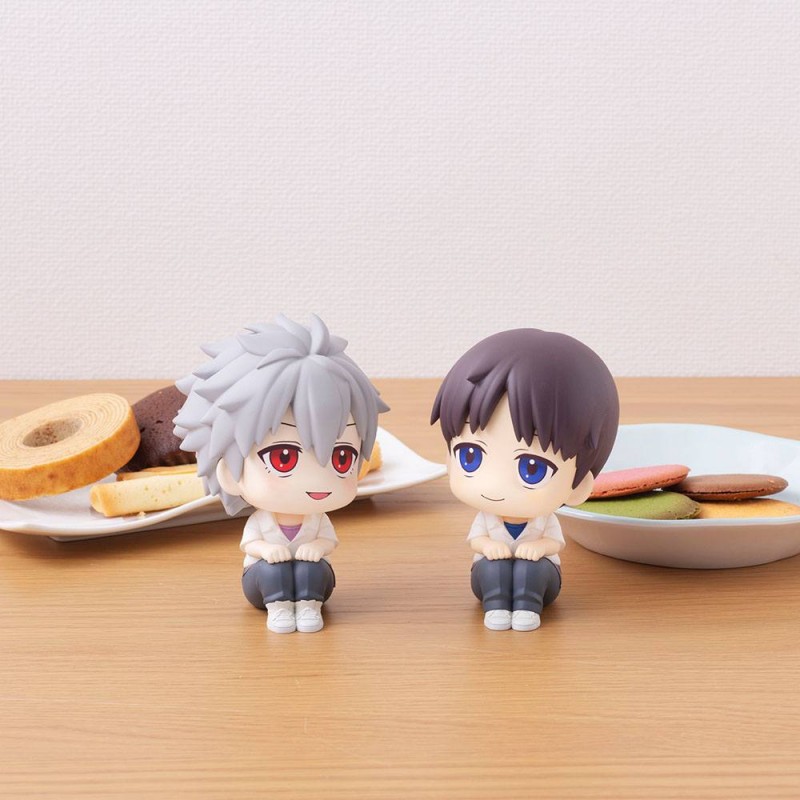 Evangelion: 3.0+1.0 Thrice Upon a Time statuettes PVC Look Up Shinji Ikari & Kaworu Nagisa Limited Ver. 11 cm