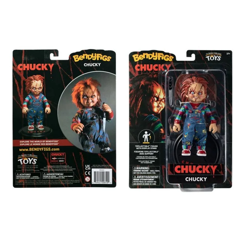 Chucky Jeu d´enfant figurine flexible Bendyfigs Chucky 14 cm