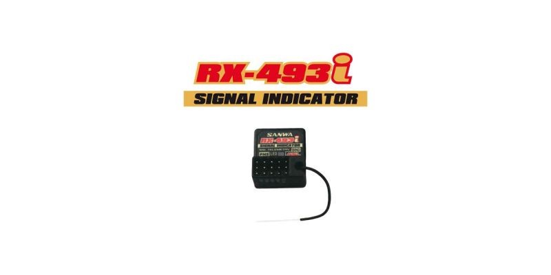 Radio Sanwa M17 avec récepteur RX493i LIPO TX installé