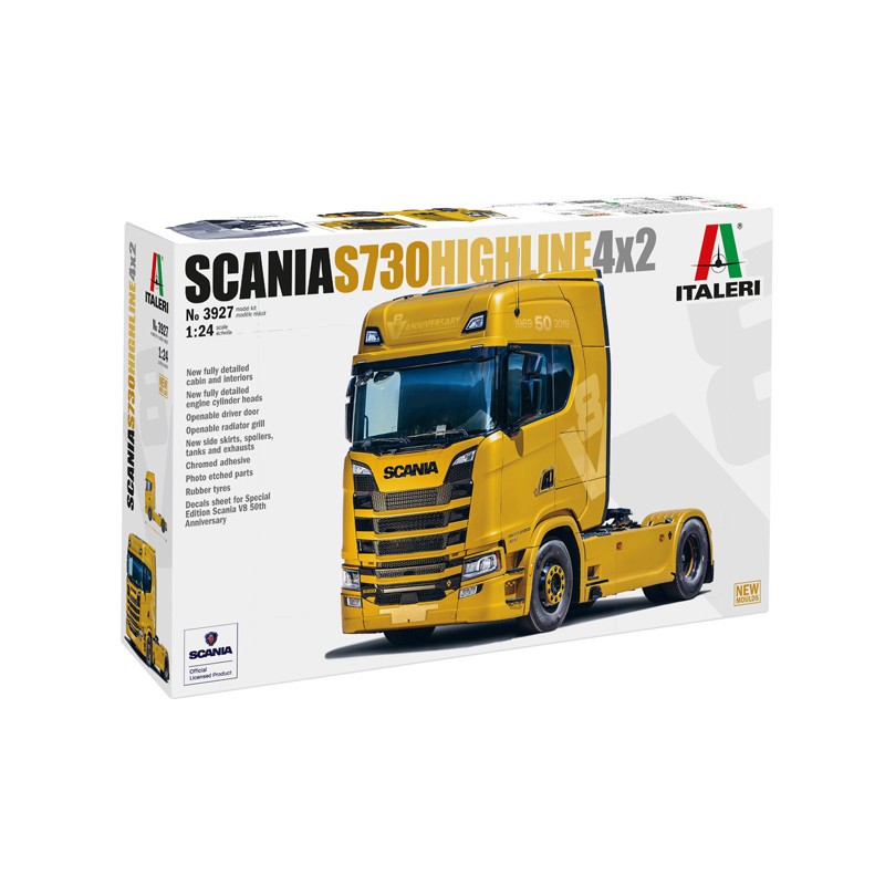 Maquette camion Italeri Scania S730 Highline 4x2 chez Mangatori (Réf.3927)