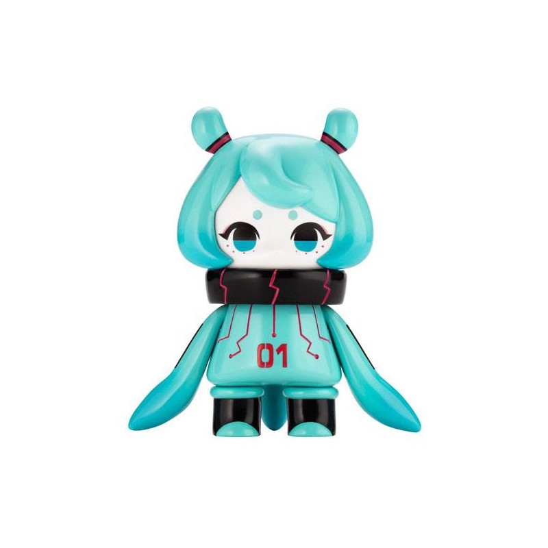 Hinomoto Heavy Industries figurine Ocean Exploration Robot Denshitako No. 3 Hatsune Miku Color Ver. 9 cm