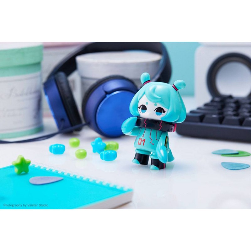 Hinomoto Heavy Industries figurine Ocean Exploration Robot Denshitako No. 3 Hatsune Miku Color Ver. 9 cm