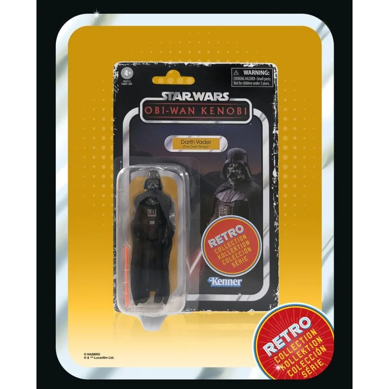 Star Wars: Obi-Wan Kenobi Retro Collection figurine 2022 Darth Vader (The Dark Times) 10 cm