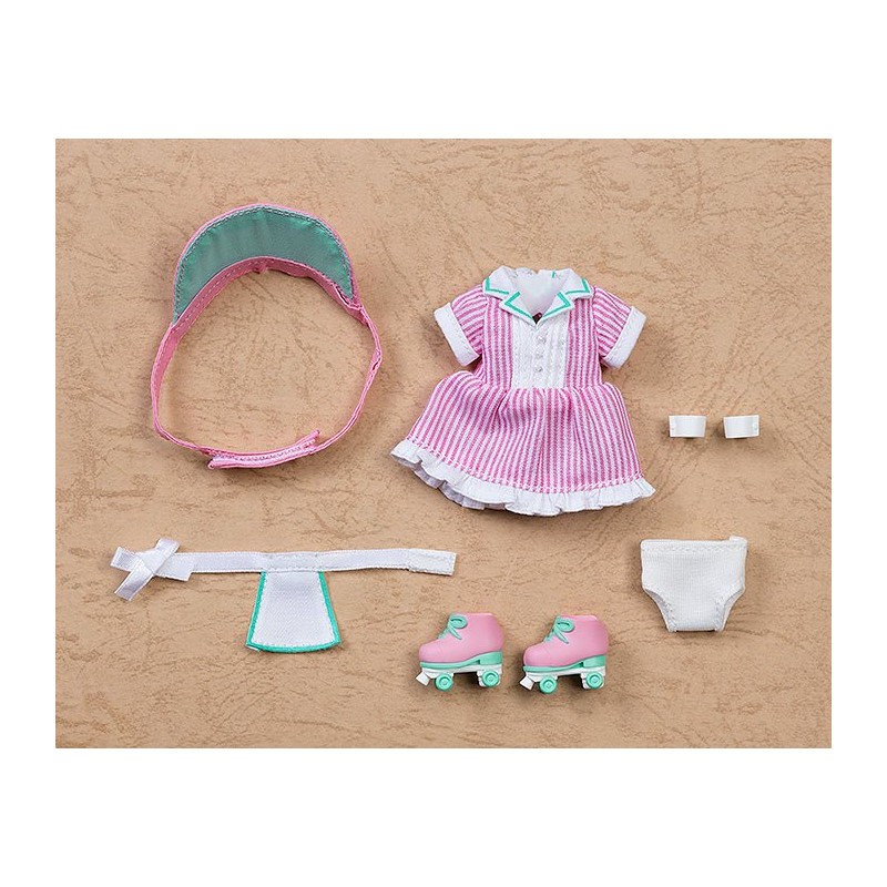 Action figure Original Character accessoires pour figurines Nendoroid Doll Outfit Set: Diner - Girl (Pink)