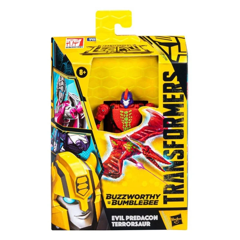 Transformers Generations Legacy Buzzworthy Bumblebee figurine Deluxe Class 2022 Evil Predacon Terrorsaur 14 cm