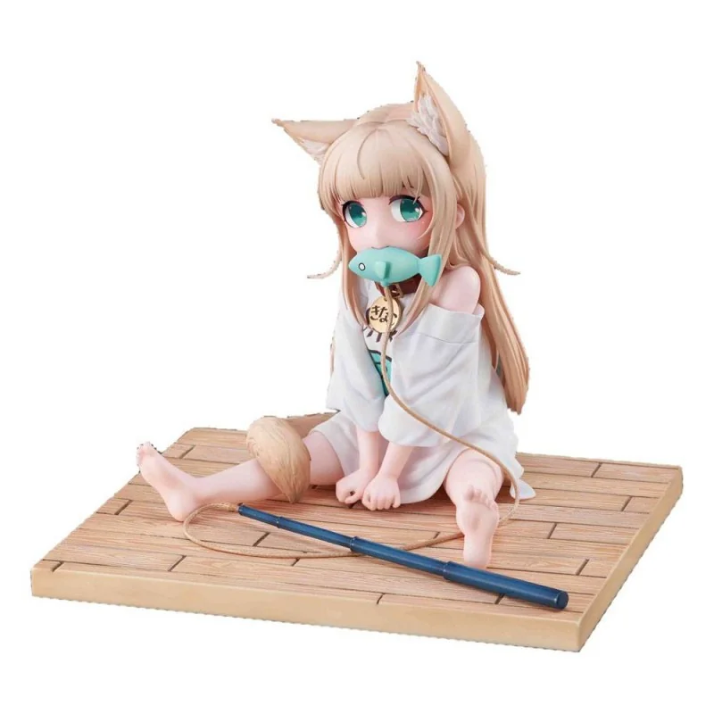 My Cat Is a Kawaii Girl statuette PVC 1/6 Kinako Sitting Fish Ver. 14 cm