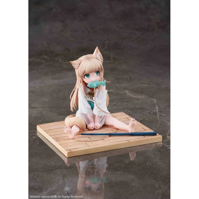 My Cat Is a Kawaii Girl statuette PVC 1/6 Kinako Sitting Fish Ver. 14 cm