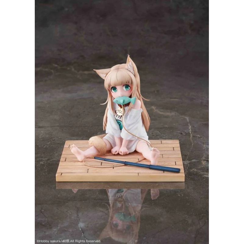 My Cat Is a Kawaii Girl statuette PVC 1/6 Kinako Sitting Fish Ver. 14 cm