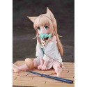 My Cat Is a Kawaii Girl statuette PVC 1/6 Kinako Sitting Fish Ver. 14 cm