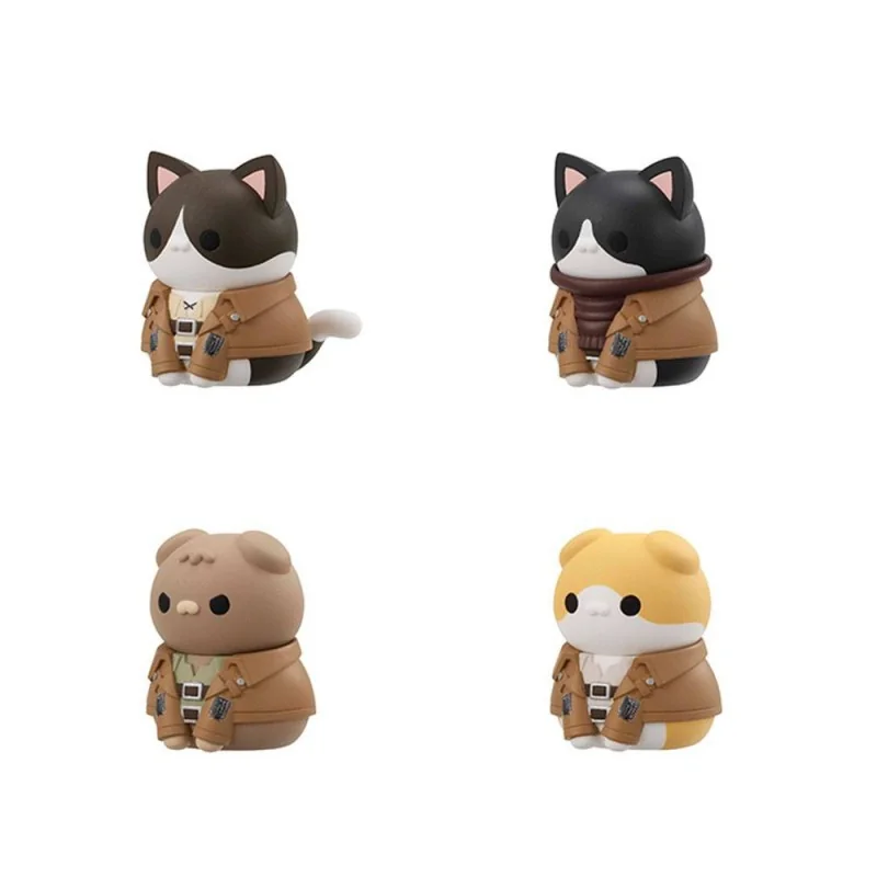 Attack on Titan Mega Cat Project trading figures Gathering Scout Regiment danyan! Special Set 3 cm