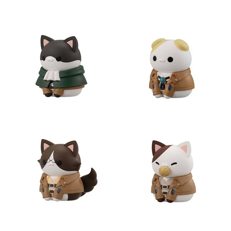 Attack on Titan Mega Cat Project trading figures Gathering Scout Regiment danyan! Special Set 3 cm