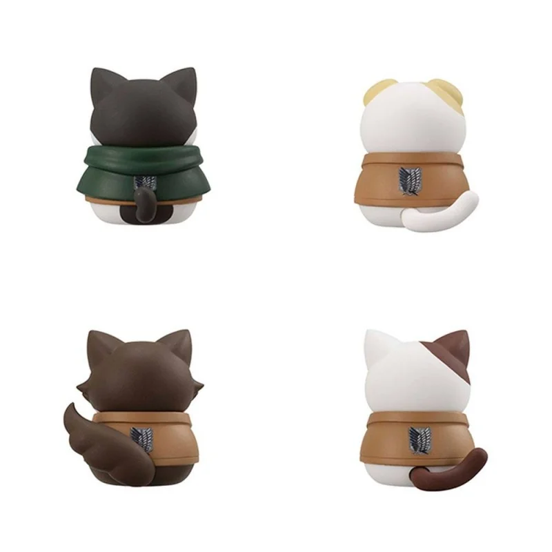 Attack on Titan Mega Cat Project trading figures Gathering Scout Regiment danyan! Special Set 3 cm