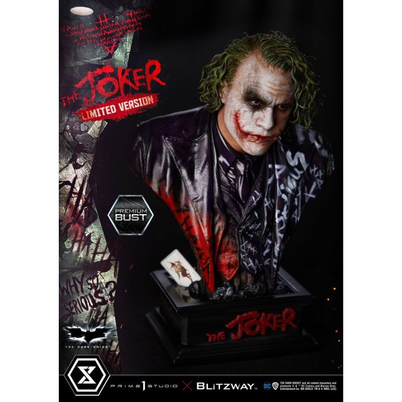 The Dark Knight buste Premium The Joker Limited Version 26 cm