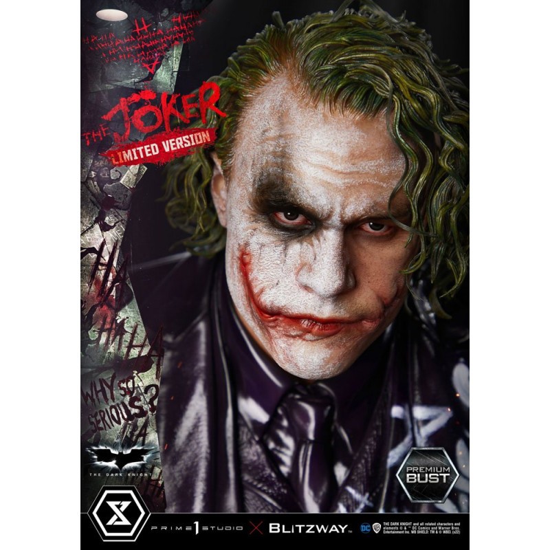 The Dark Knight buste Premium The Joker Limited Version 26 cm