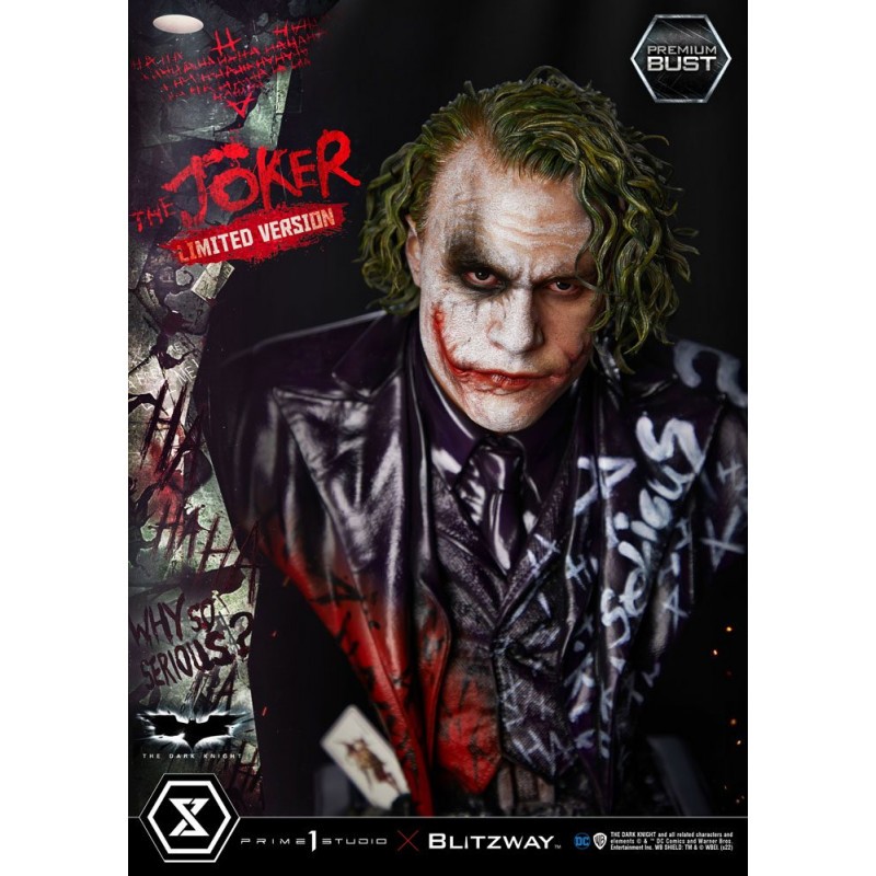 The Dark Knight buste Premium The Joker Limited Version 26 cm