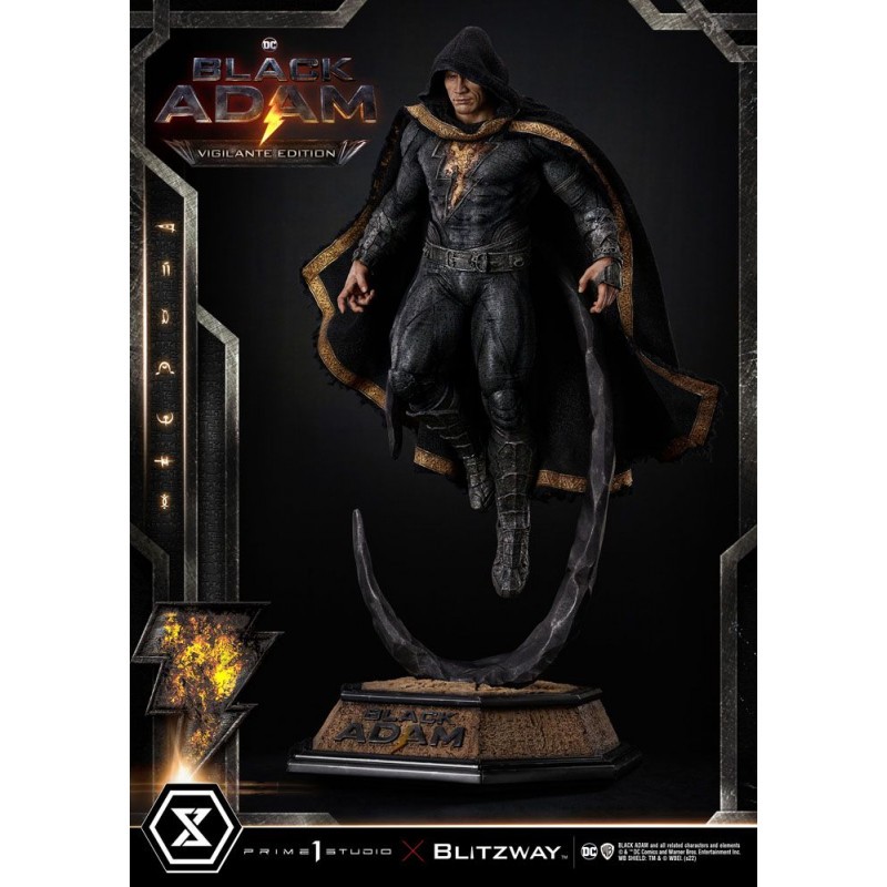 Black Adam statuette Museum Masterline 1/3 Black Adam Vigilante Edition 96 cm