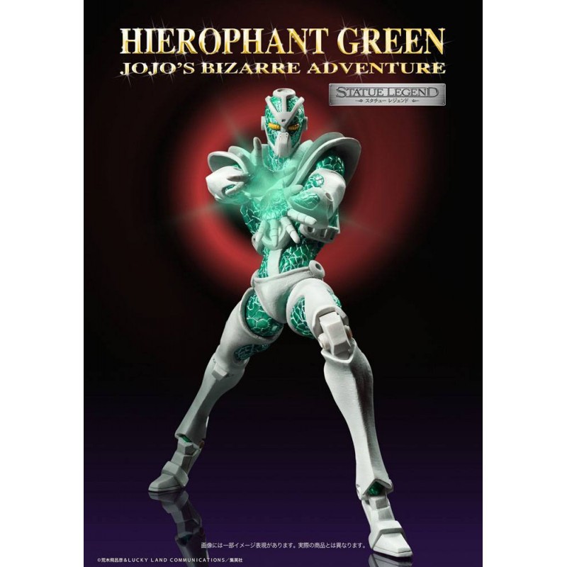 JoJo's Bizarre Adventure Part3 figurine Super Action Legend (Hierophant Green) 14 cm