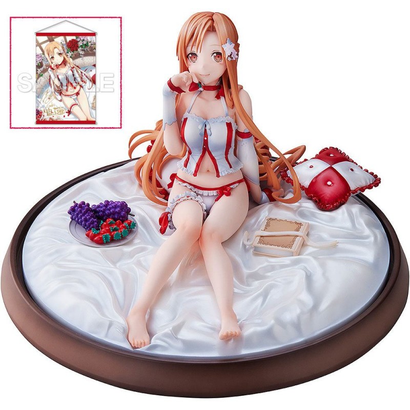 Sword Art Online statuette PVC 1/7 Asuna Negligee Ver. KADOKAWA Special Set 15 cm