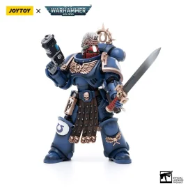 Warhammer 40k figurine 1/18 Ultramarines Veteran Sergeant Icastus 12 cm