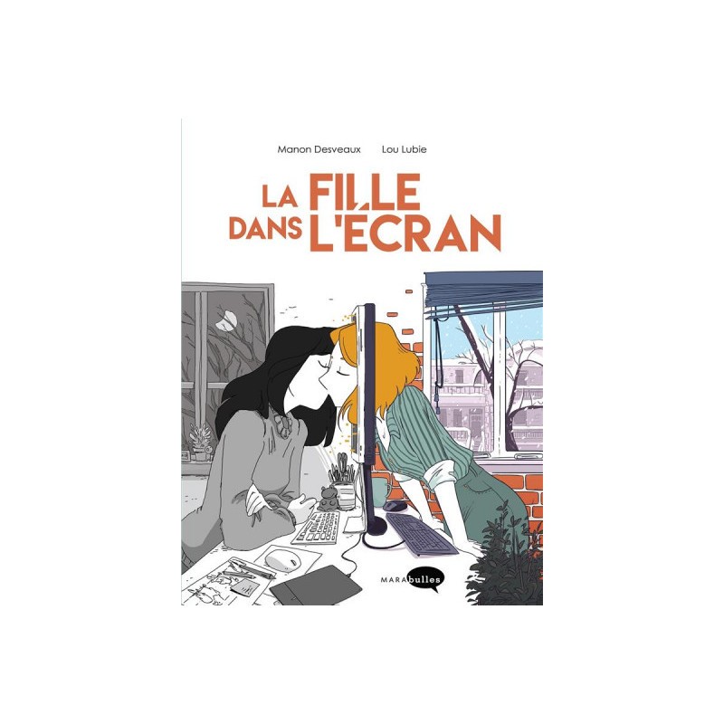 La fille dans l'écran