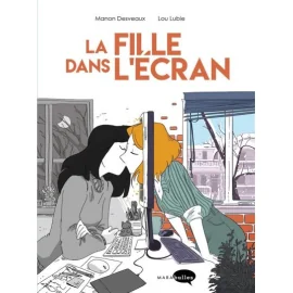 La fille dans l'écran