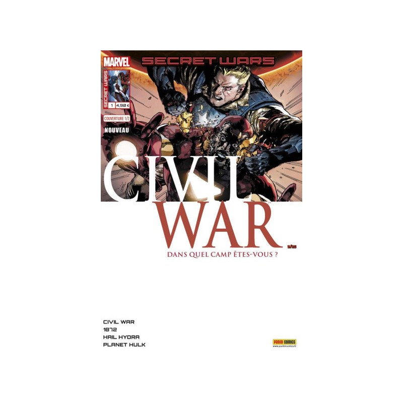 Secret wars : Civil war tome 1 - Cover 1/2 L. Yu