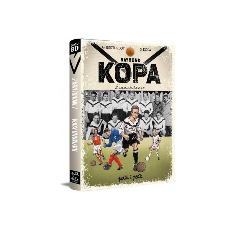 Raymond Kopa en BD - Version Angers sporting club de l'ouest