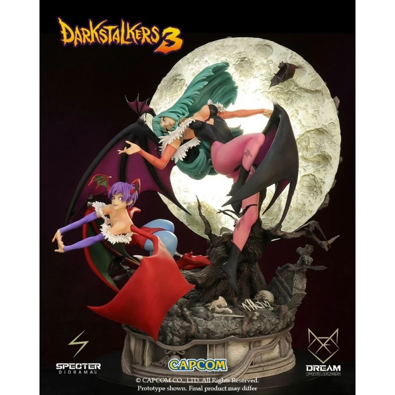 Darkstalkers 3 Diorama 1/6 Morrigan & Lilith 47 cm