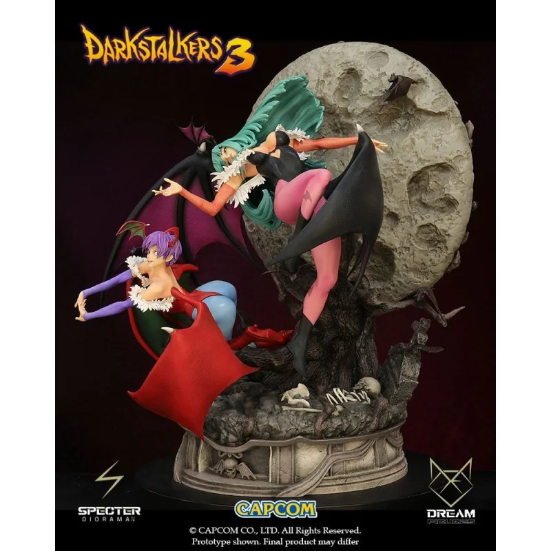 Darkstalkers 3 Diorama 1/6 Morrigan & Lilith 47 cm