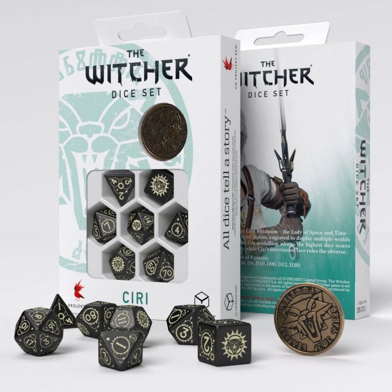 The Witcher pack dés Ciri The Zireael (7)