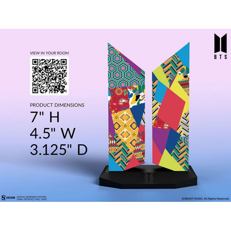 BTS statuette Premium BTS Logo: Idol Edition 18 cm