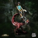 Tomb Raider figurine Mini Epics Lara Croft & Raptor 24 cm