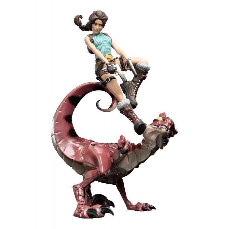 Tomb Raider figurine Mini Epics Lara Croft & Raptor 24 cm