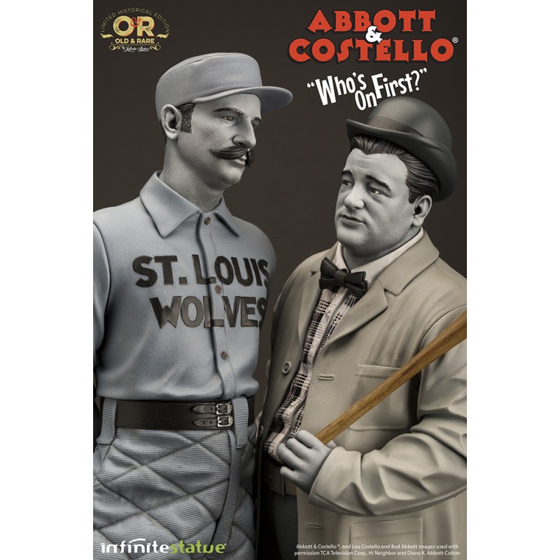 ABBOT&COSTELLO ANCIEN&RARE STATUE EN RÉSINE 1/6