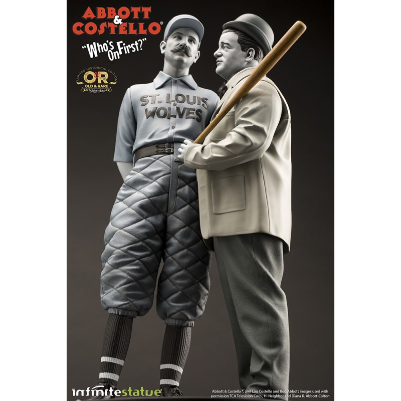 ABBOT&COSTELLO ANCIEN&RARE STATUE EN RÉSINE 1/6