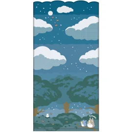 SERVIETTE DE BAIN TOTORO SOUS LA LUNE 60x120