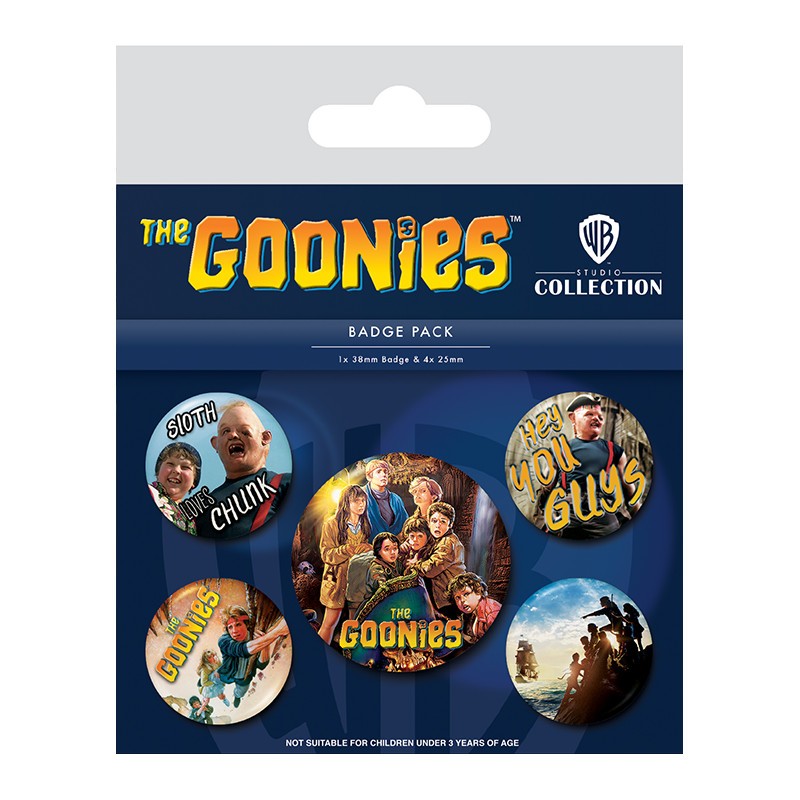 PACK DE BADGE LES GOONIES (TRÉSOR)