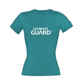 Ultimate Guard Ladies T-Shirt Wordmark Petrol Blue