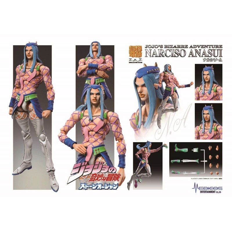 JoJo's Bizarre Adventure Part6 Stone Ocean figurine Chozokado (Narciso A) 15 cm