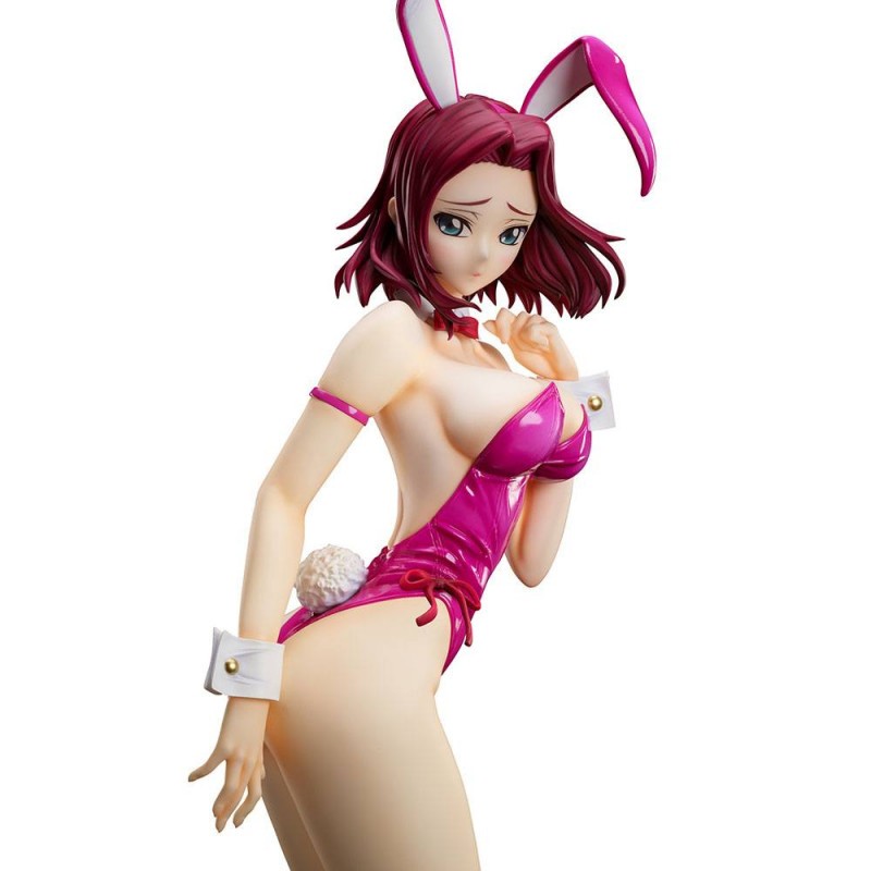 Code Geass: Lelouch of the Rebellion statuette PVC 1/4 Kallen Kouzuki Bare Leg Bunny Ver. 48 cm