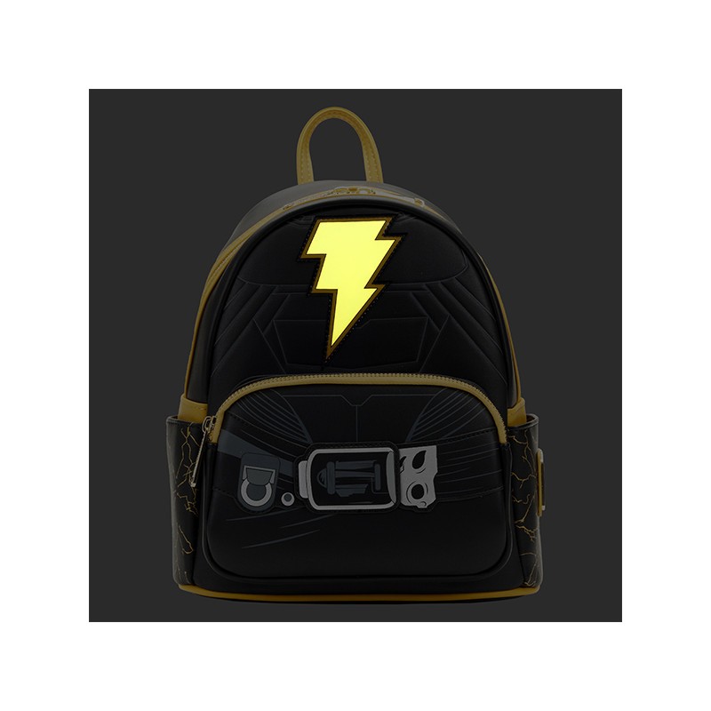 Dc Loungefly Mini Sac A Dos Black Adam Light Up Cosplay