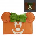 Disney Loungefly Portefeuille Glow Face Pumpkin Minnie