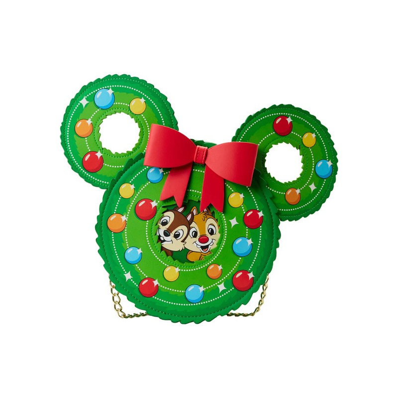 Disney Loungefly Sac A Main Chip And Dale Figural Wreath