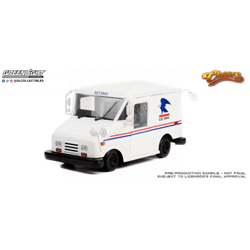 Miniature LONG-LIFE POSTAL DELIVERY VEHICULE "CHEERS (1982-1993) - CLIFF CLAVIN'S U.S.MAIL"