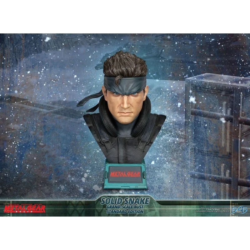 Metal Gear Solid buste Grand Scale Solid Snake 31 cm