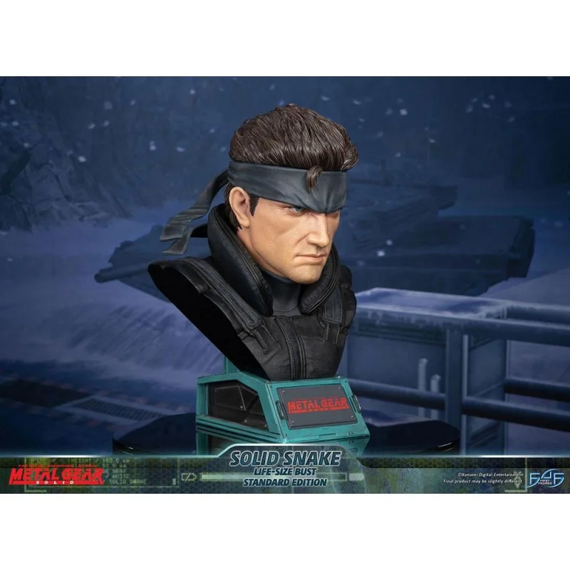 Metal Gear Solid buste 1/1 Solid Snake 56 cm