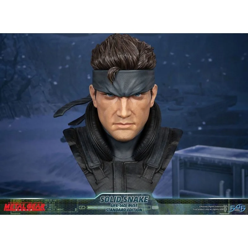 Metal Gear Solid buste 1/1 Solid Snake 56 cm