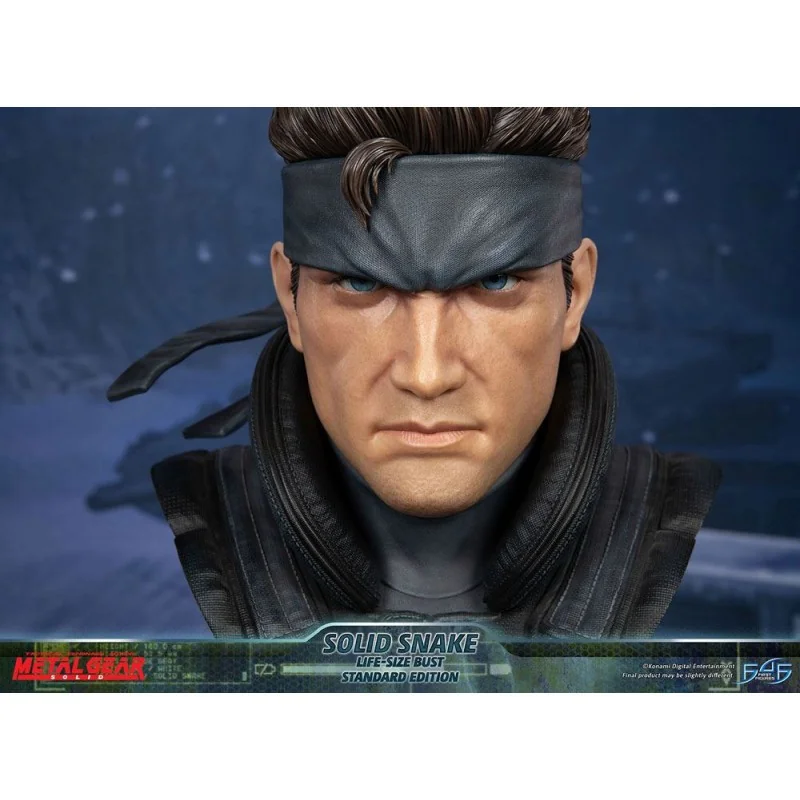 Metal Gear Solid buste 1/1 Solid Snake 56 cm