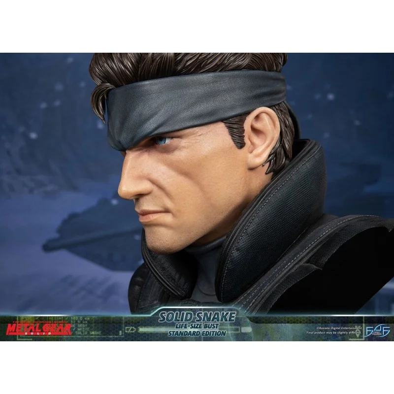 Metal Gear Solid buste 1/1 Solid Snake 56 cm