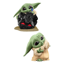 Star Wars Bounty Collection pack 2 figurines Grogu Helmet Hijinks & Peek-A-Boo 6 cm